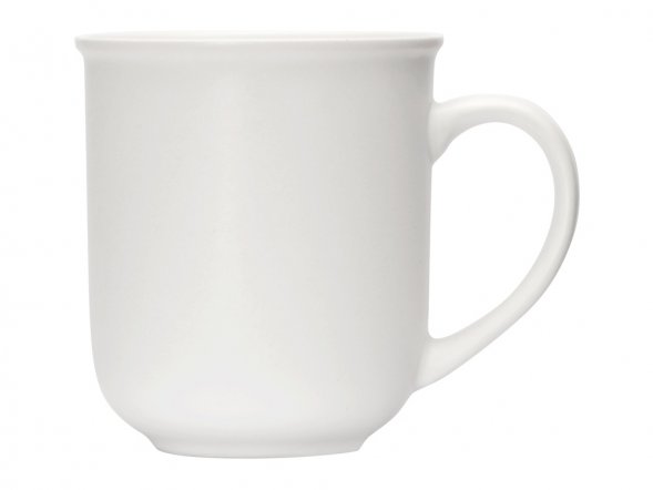 Матовая кружка Susan 380мл в цвете с двух сторон, белый 