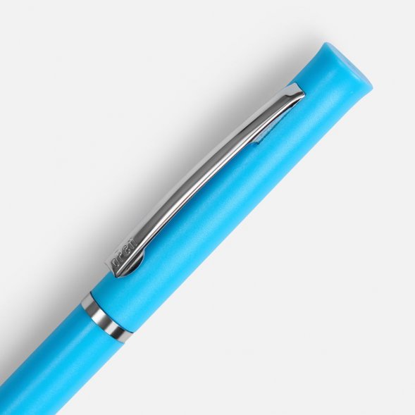 Ручка шариковая Euro Chrome, голубая 