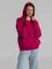 Толстовка с капюшоном Snake II ярко-розовая (фуксия) 