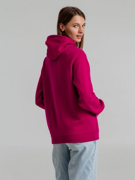 Толстовка с капюшоном Snake II ярко-розовая (фуксия) 