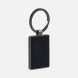 Брелок Gun Metal Leather Rectangle, графитовый 