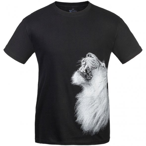 Футболка Like a Lion, черная 