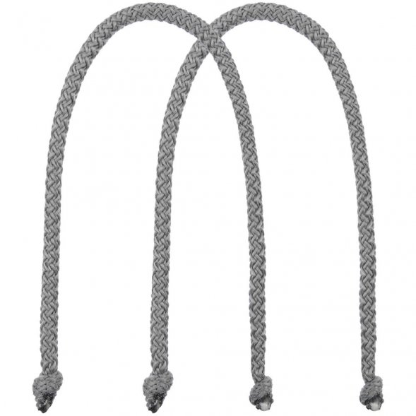 Ручки Corda для пакета M, серые 