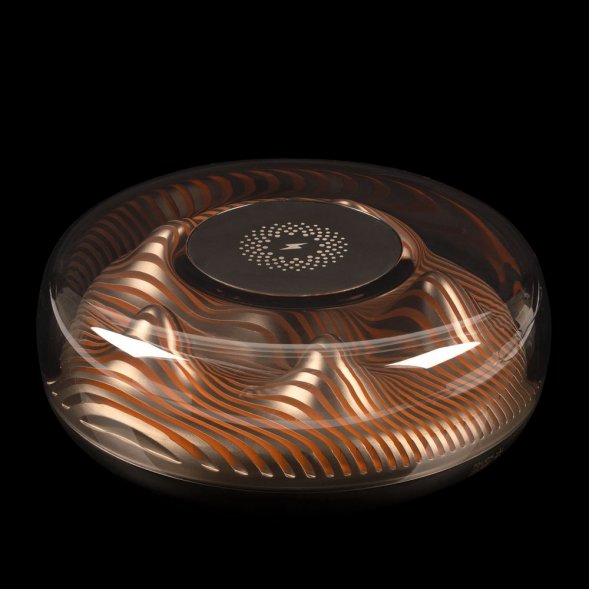 Станция для беспроводной зарядки с подсветкой apexPoint, черная 