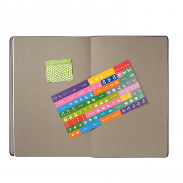 Ежедневник Rain недатированный, фиолетовый 