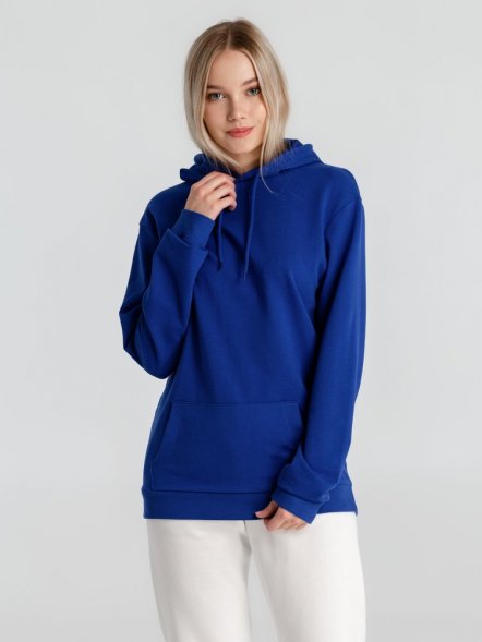 Толстовка с капюшоном унисекс Hoodie, ярко-синяя 