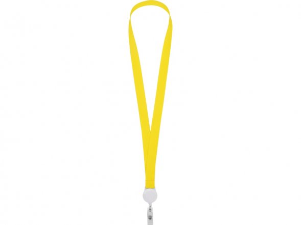 Ланьярд с ретрактором, желтый 