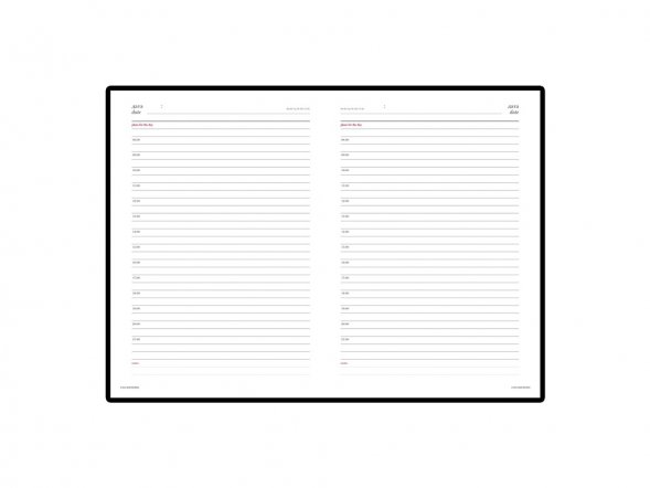 Ежедневник недатированный А5 Velvet, желтый 