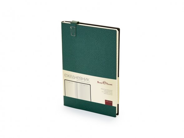 Ежедневник А5 недатированный Trend, зеленый 