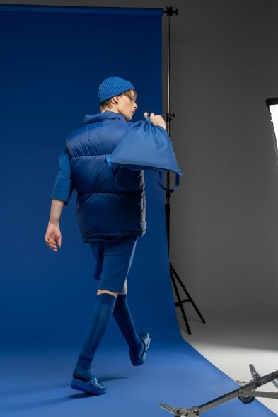 Основа для шопера-рюкзака B3, синяя 