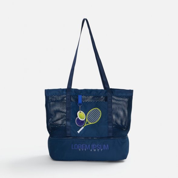 Шопер с термоотделением Verkko, темно-синий 