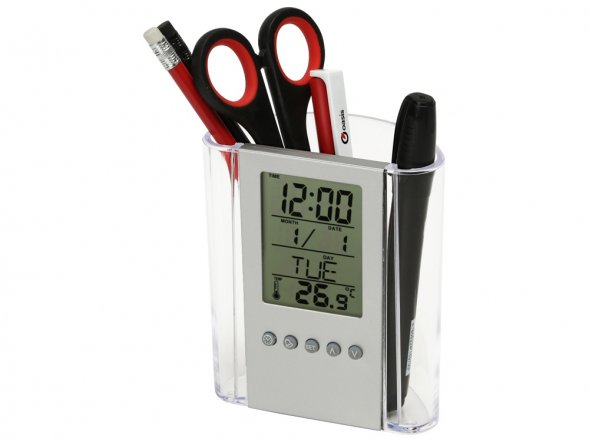 Подставка Минута, прозрачный/серебристый 