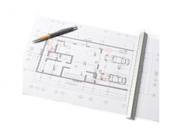 Алюминиевая линейка DINTEL треугольной формы (30 см), серебристый 