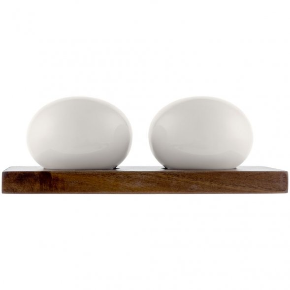 Набор из солонки и перечницы Piacente, белый 