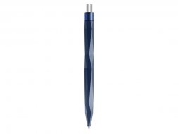 Ручка шариковая QS 20 PRT Z софт-тач, синий/серебристый