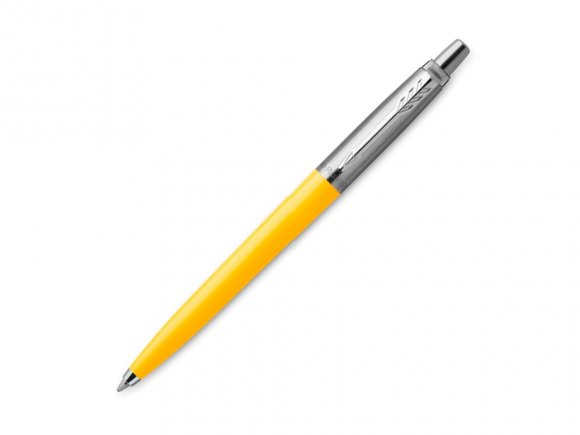 Шариковая ручка Parker Jotter ORIGINALS YELLOW CT, стержень: M blue ЭКО-УПАКОВКА 