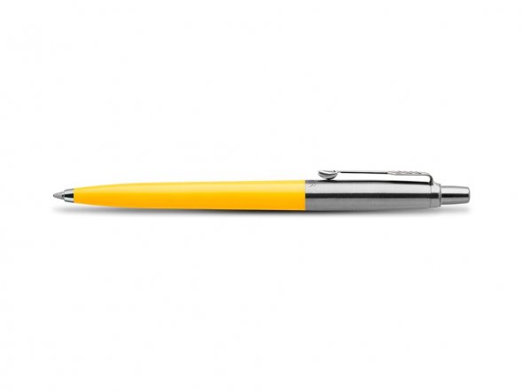 Шариковая ручка Parker Jotter ORIGINALS YELLOW CT, стержень: M blue ЭКО-УПАКОВКА 