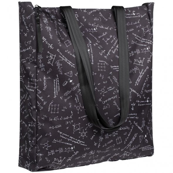 Сумка для покупок «Примерная», черная 