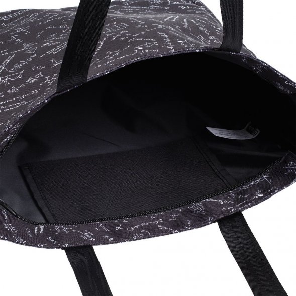 Сумка для покупок «Примерная», черная 