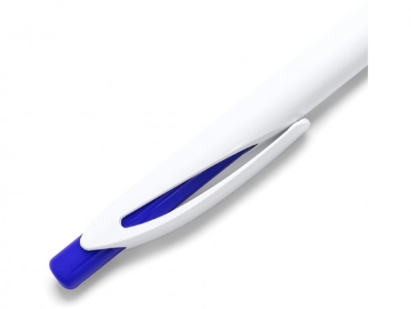 Ручка пластиковая шариковая CITIX, белый/королевский синий 