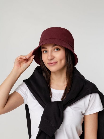 Панама Sombra, бордовая 