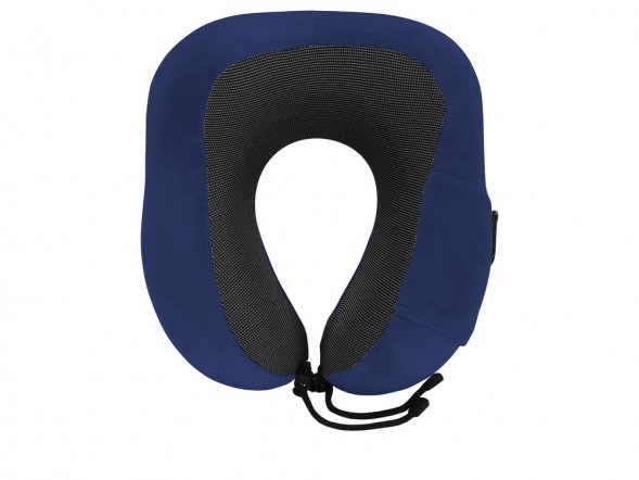 Подушка Dream с эффектом памяти, с кармашком, синий 