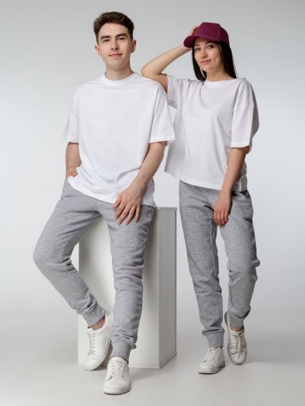 Джоггеры Jumbo, серый меланж 