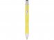 Кнопочная шариковая ручка Moneta из анодированного алюминия, черные чернила, желтый 