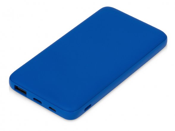 Подарочный набор с термокружкой и повербанком С2, 10000 mAh, синий 