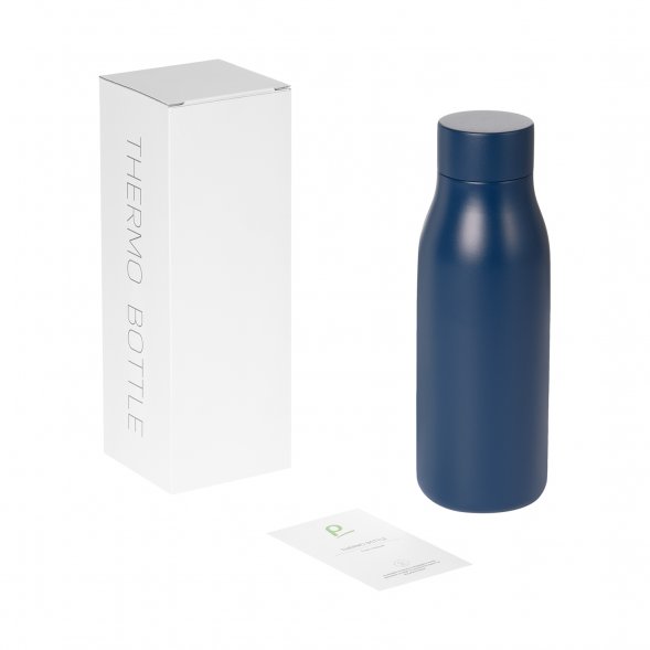 Термобутылка вакуумная герметичная Sevilla, синяя 