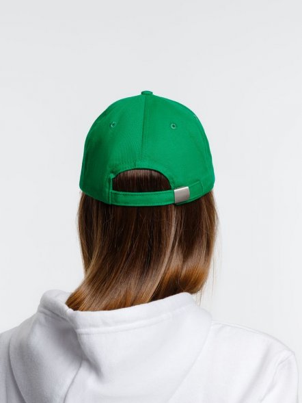 Бейсболка Spiker, зеленая с белым 