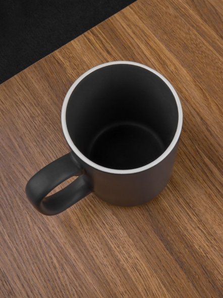 Кружка Mugful, темно-серая (графитовая) 