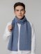 Шарф Tommi, голубой меланж 