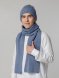 Шарф Tommi, голубой меланж 