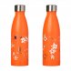 Термобутылка вакуумная герметичная Fresco, оранжевая, зернистое покрытие 