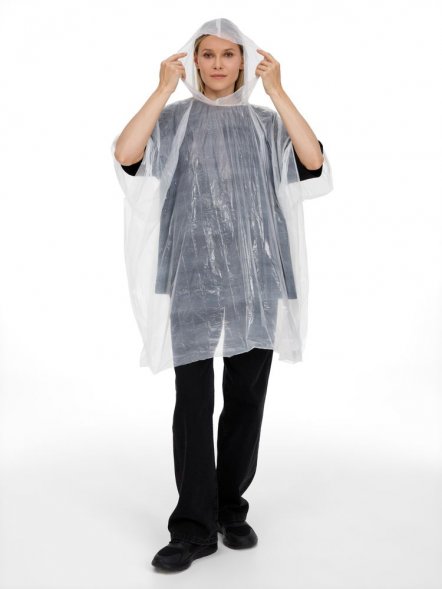 Дождевик в круглом футляре Nimbus, синий 