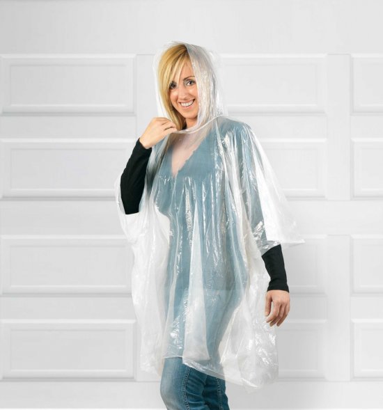 Дождевик в круглом футляре Nimbus, синий 