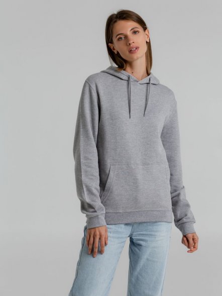 Толстовка с капюшоном Snake II серый меланж 