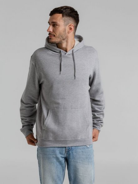 Толстовка с капюшоном Snake II серый меланж 