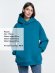 Худи Kulonga Oversize, бирюзовое 