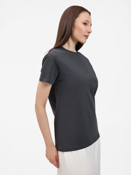 Футболка унисекс T-Bolka 200, темно-серая (графит) 