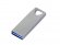 USB 3.0-флешка на 16 Гб с мини чипом, компактный дизайн, стильное отверстие для цепочки 