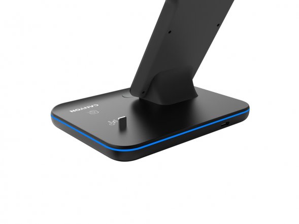 Беспроводное зарядное устройство для гаджетов 3-в-1 с технологией QI Canyon WS-302 (CNS-WCS302B), черный 