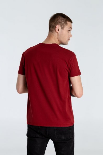 Футболка A God is High, гранатово-красная 