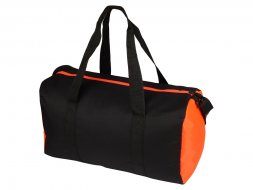 Сумка спортивная Master с цветными молниями, неоново-оранжевый