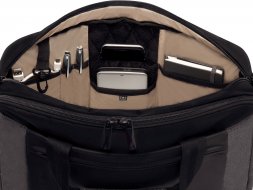 Портфель для ноутбука 16&amp;#039;&amp;#039; WENGER Underground, черный/серый, полиэстер, 43 x 9 x 31 см, 9 л