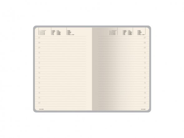 Ежедневник недатированный А5 Megapolis jeans, темно-синий 