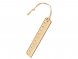 Закладка с линейкой из бамбука Bookmark, натуральный 