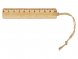 Закладка с линейкой из бамбука Bookmark, натуральный 