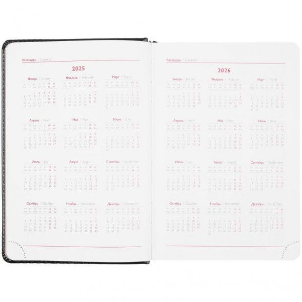 Ежедневник Faro, датированный, черный 